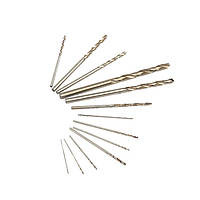 Набір спіральних свердел 0,4/0,5/0,6/0,7/0,8/1,3/2,0/2,5/3,0 мм