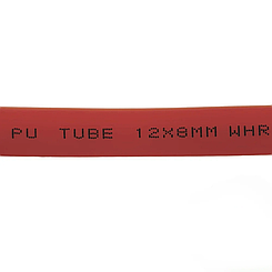 Шланг поліуретановий 12 x 8 мм червоний