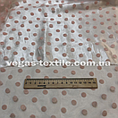 Сітка Флок Горох 1 см Пудра, фото 2