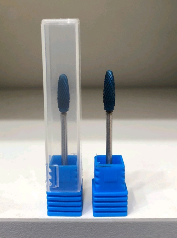 Твердосплавна фреза для фрезера ТВС хамелеон кукурудза синя Насадка для фрезера