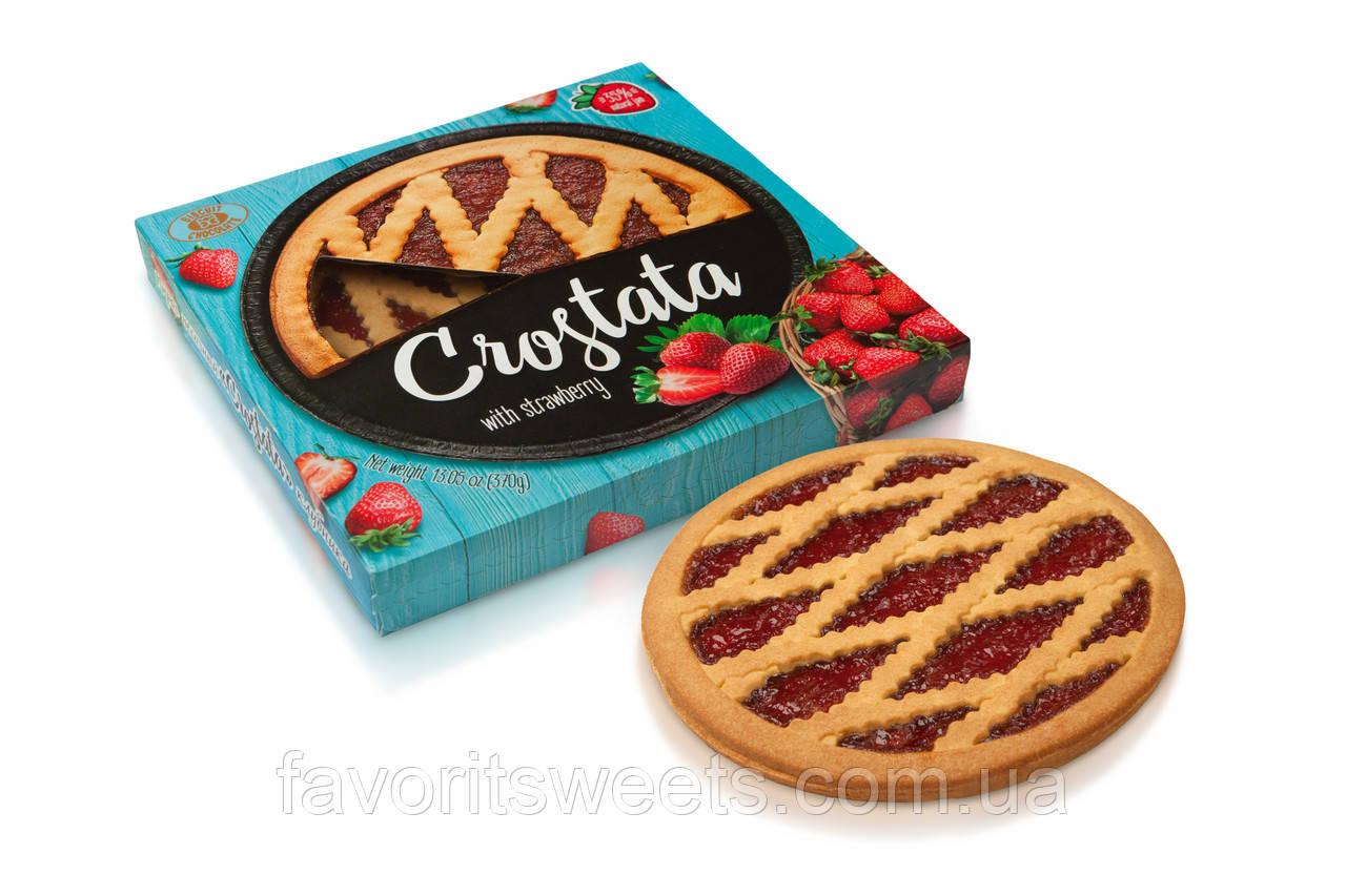 Пиріг "Crostata" полуниця (370 г)