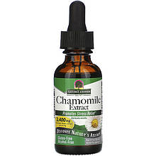 Ромашка Nature's Answer "Chamomile Extract" без спирту, 2400 мг (30 мл)