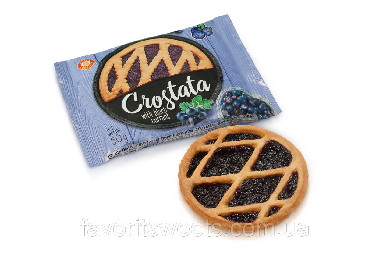 Пиріг "Crostata" чорна смородина (50 г)