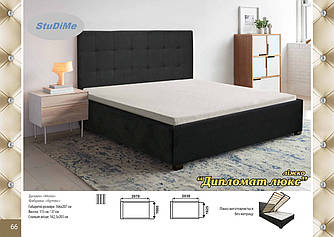 Двоспальне ліжко Дипломат Люкс 1,4