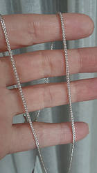 Срібний ланцюжок плетіння колос