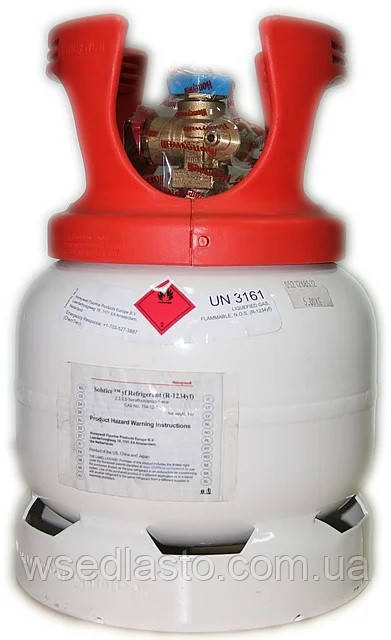Фреон для заправки автокондиціонерів R1234yf Honeywell (5 кг./балон), фото 1