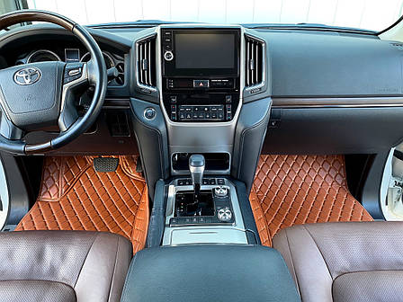 Комплект килимків 3D + Багажник Toyota LC 200 Lexus LX, фото 2