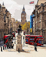 Картина по номерам Лондонский пейзаж, 40х50 Brushme (GX30082)