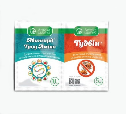 Інсектицид Гудвін к.с. (5 мл) + Авангард Гроу Аміно (10 мл), Укравіт