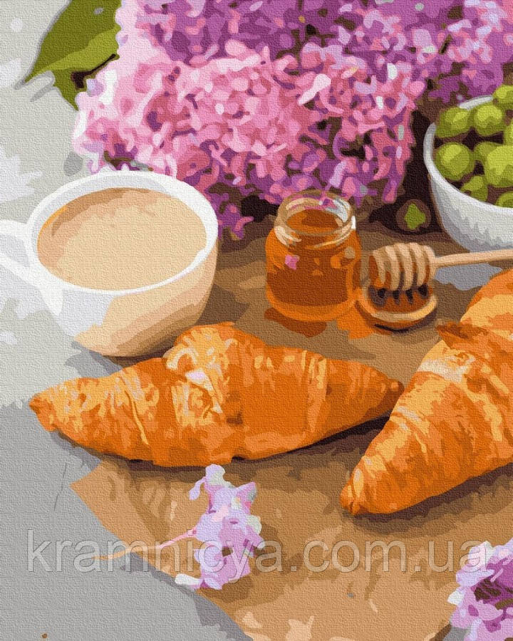Картина за номерами Медові круасани, 40х50 Brushme (GX37608)