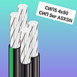 Провід алюмінієвий СІП 5 4х50 ASXSN 4х50 СІП 5 нг 4х50, фото 2