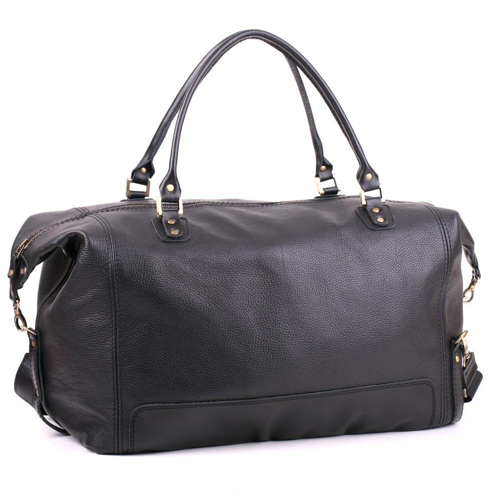 Сумка-саквояж дорожня з натуральної шкіри ручної роботи, фото 1