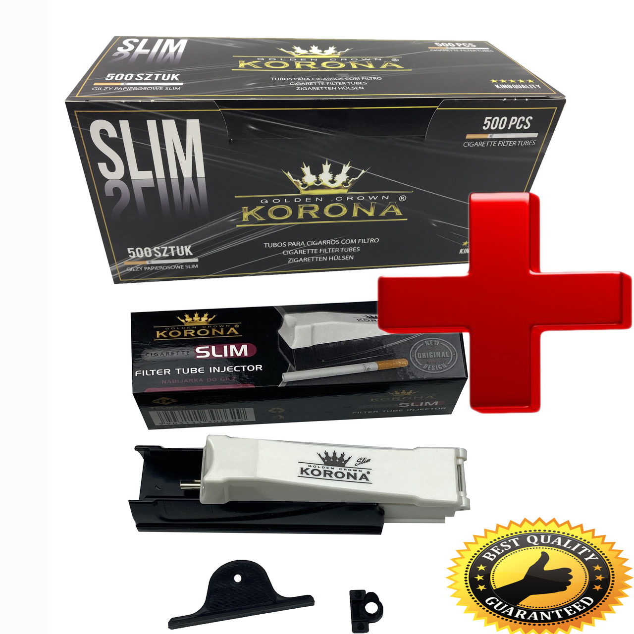 Машинку для Набивки Сигаретных Гильз Слим + Сигаретные Гильзы KORONA ...