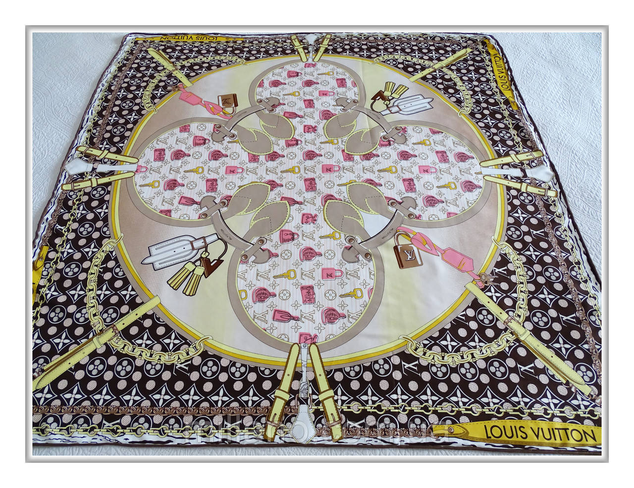 Платок Louis Vuitton шёлк