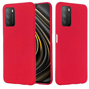 Чохол силіконовий Red для Xiaomi Poco M3