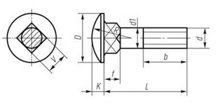 Болт мебельный цена ГОСТ 7802-81
