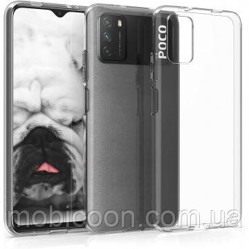 Чохол силіконовий прозорий для Xiaomi Poco M3, фото 1