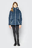 Демісезонна куртка для дівчинки 128 — 158 Модна підліткова куртка демісезон Cvetkov Айріс, фото 7