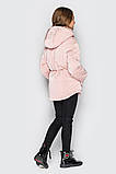 Демісезонна куртка для дівчинки 128 — 158 Модна підліткова куртка демісезон Cvetkov Айріс, фото 6