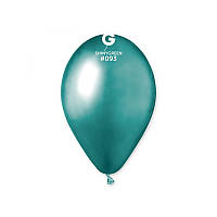 Воздушные шарики зеленые хром 50шт/уп 129304