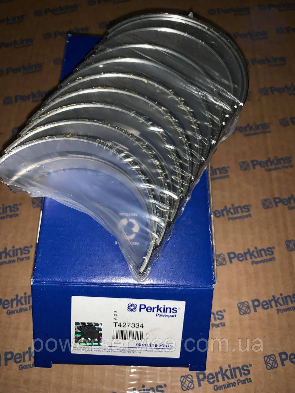 Оригінальний комплект корінних вкладишів (стд) U5MB0033, T427334, Perkins, Перкинс