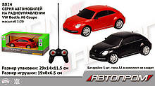 Машина батар. р/у 8824 АВТОПРОМ ,1 20 R/C VW Beetle,2 цвета, в коробке 29 14 11,5см