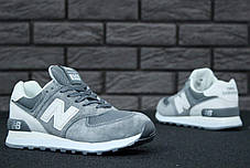 Кросівки жіночі Нью Беленс New Balance 574 white grey. ТОП Репліка ААА класу., фото 2