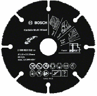 Універсальний відрізний диск BOSCH по дереву для грубого і швидкого пропилу, д. 125х22,23 мм