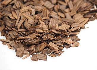 Тріска дуба середнього обсмажування та фракції