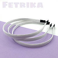 Обруч БІЛИЙ обтягнутий тканиною 1 см