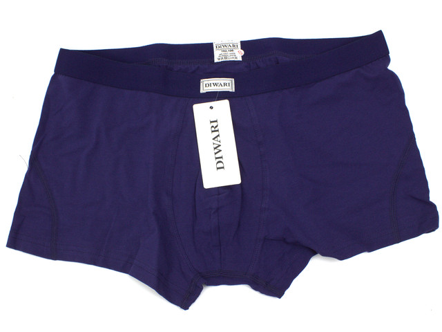 Хлопковые мужские трусы синие BASIC SHORTS 407 (в коробке) 14С-552ТСП, p. 78,82/S, marino. 2 пары в наборе
