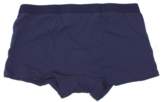 Хлопковые мужские трусы синие BASIC SHORTS 407 (в коробке) 14С-552ТСП, p. 78,82/S, marino. 2 пары в наборе