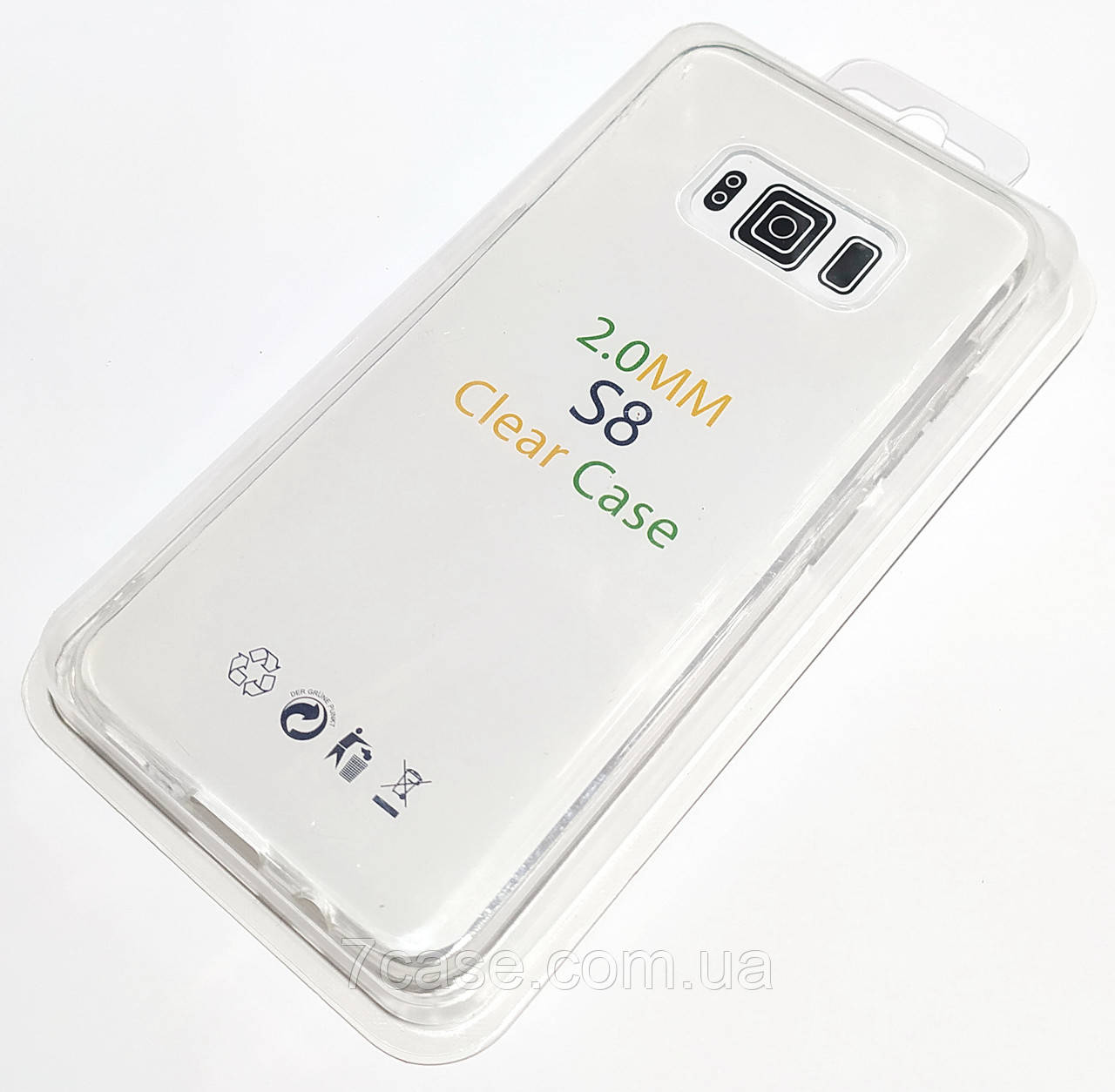 Чохол 2 мм для Samsung Galaxy S8 G950 силіконовий прозорий Case Silicone Clear 2.0mm