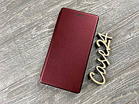 Чехол книжка Elegant book для Sony Xperia XZ1 (5 цветов) бордовый(бургунди)