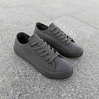 Кеди конверси сірі низькі жіночі літні тканинні тряпочние converse жіночі