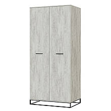 Шафа розпашна у спальню, вітальню з ламінованої ДСП Ascet урбан лайт Artinhead