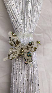 Магніт підхоплення квітка для штор ниток, фіранок, пластик,в різних кольорах