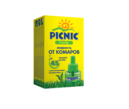 Рідина Picnic Familyзахист від комарів 30 мл 45 ночей (4820185020015)