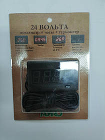 Цифрові Вольтметри 12V /тахометри / Термометри/Датчики 12-24В