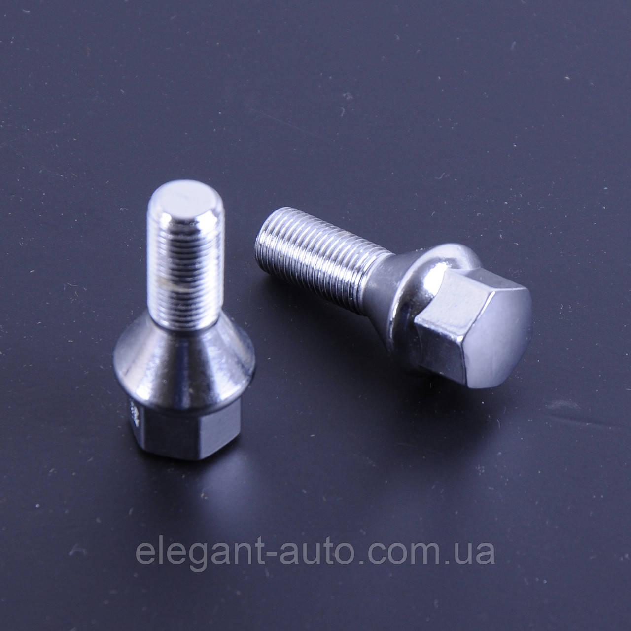 Болт колісний 12х1,25х24 (хром конус з виступом/ключ 17) (10шт пакет) "Walline" F 346