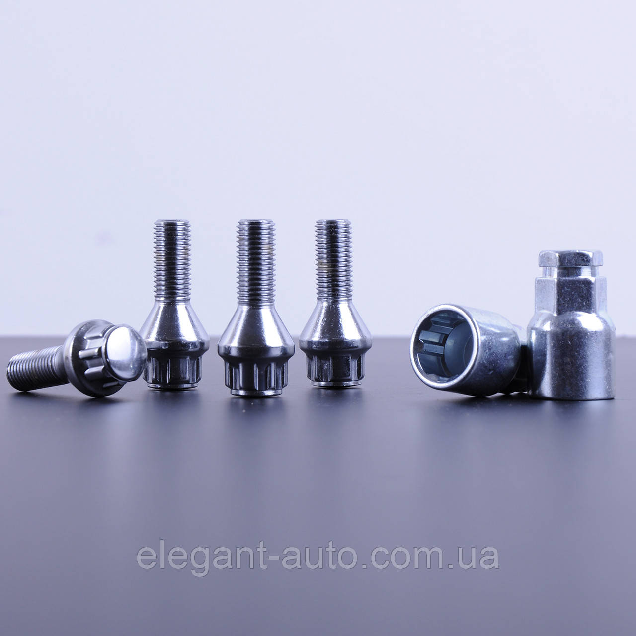 Болт секретний 12х1,5х26 (хром конус / 2кл.) (4шт блістер) "Walline" 375103 Н2