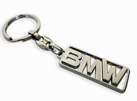 Брелок для ключів BMW метал/хром