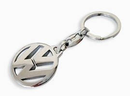 Брелок для ключів VW метал/хром