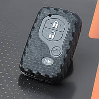 Чохол на пульт сигналізації силіконовий Toyota-KMR 3 Carbon 1004 (4 040)