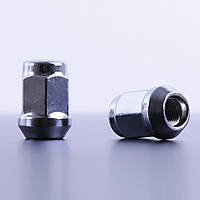 Гайка 12х1,25х35 хром конус закр. з виступом ключ 21 (20 шт) (пакет) F 450