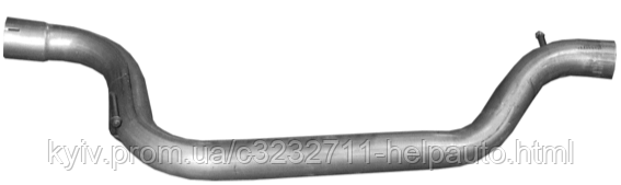 Середня труба для Ford Focus, фото 1