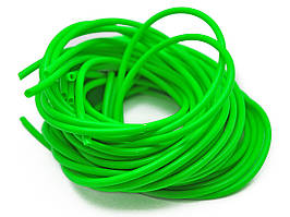 Кембрік силіконовий флуоресцентний Anvi, 10 м, зелений