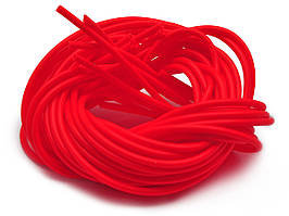 Кембрік силіконовий флуоресцентний Anvi, 10 м, червоний