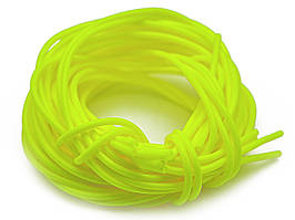 Кембрік силіконовий флуоресцентний Anvi, 10 м, жовтий