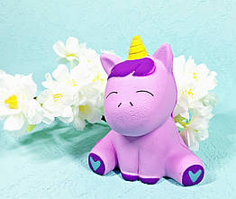 Сквіш ООПТ Сидячий єдиноріг фіолетовий